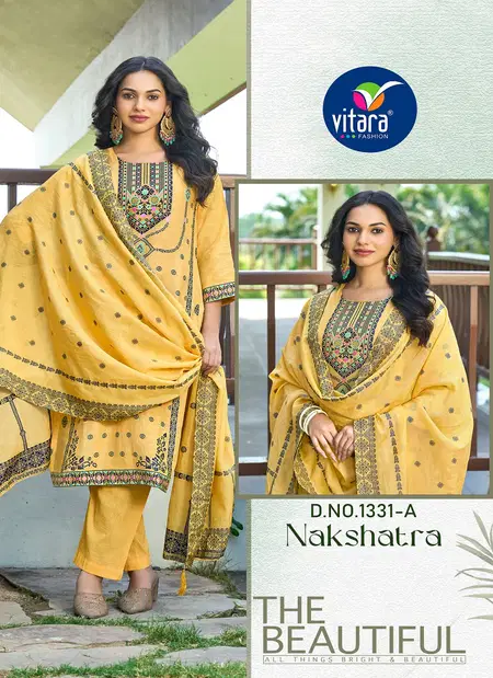Nakshatra By Vitara Cotton Online Kurti With Bottom Dupatta Wholesale
